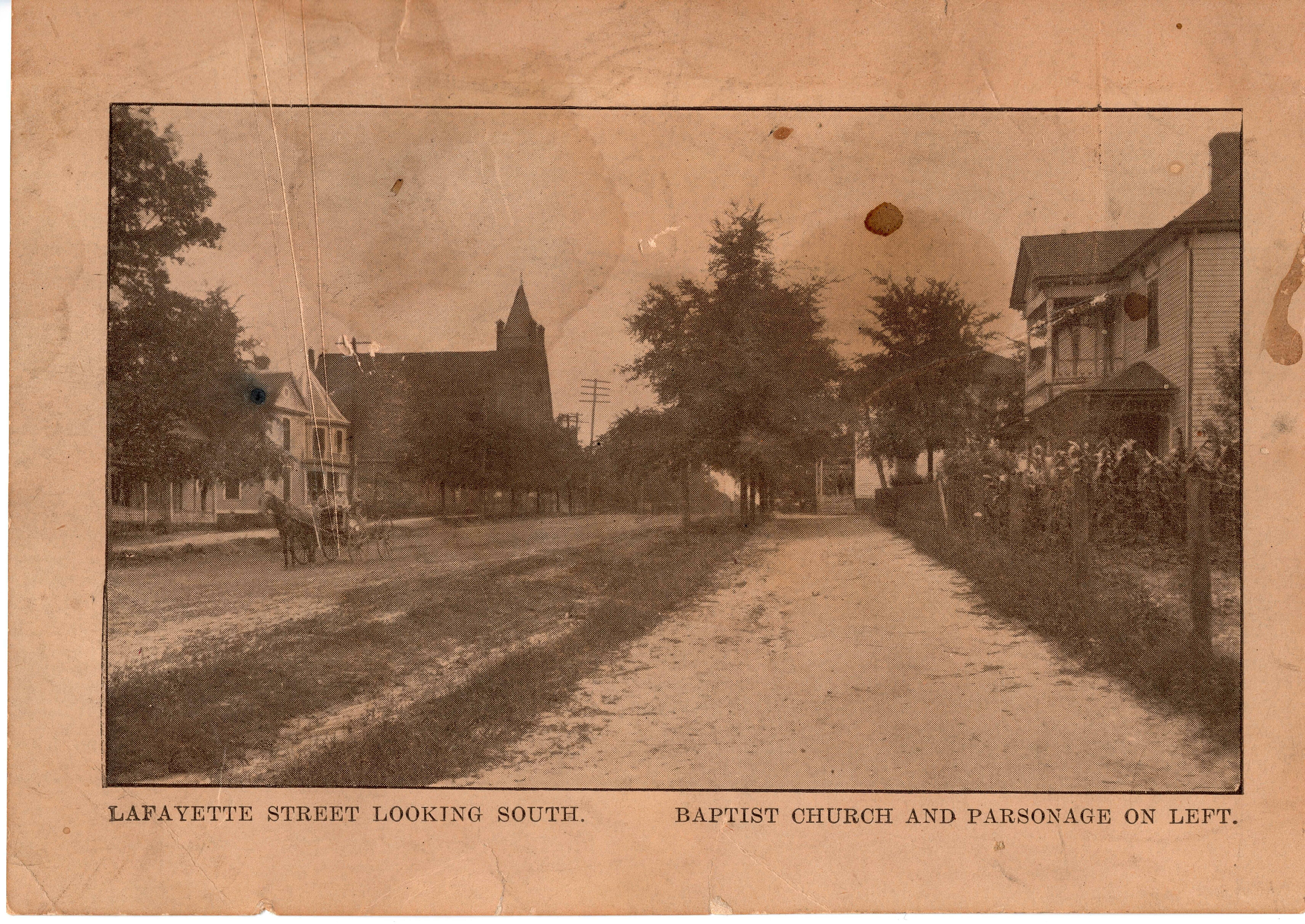 Lafette Street looking south